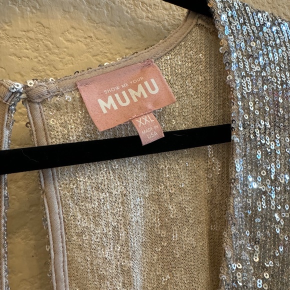 Show Me Your MuMu sequin shirt XXL - Picture 3 of 6